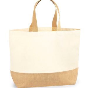 Jute Base Canvas Tote XL